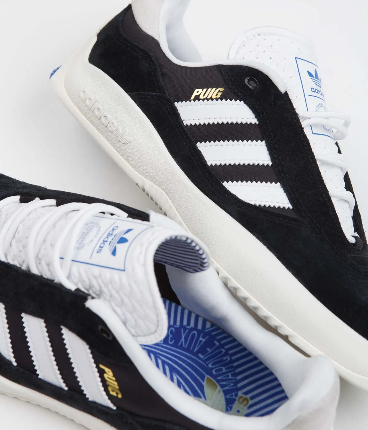 Adidas Puig Shoes - Core Black / FTWR White / Bluebird