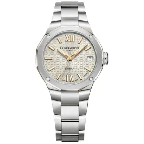 Baume & Mercier Riviera Automatic Ladies Silver Watch 10730