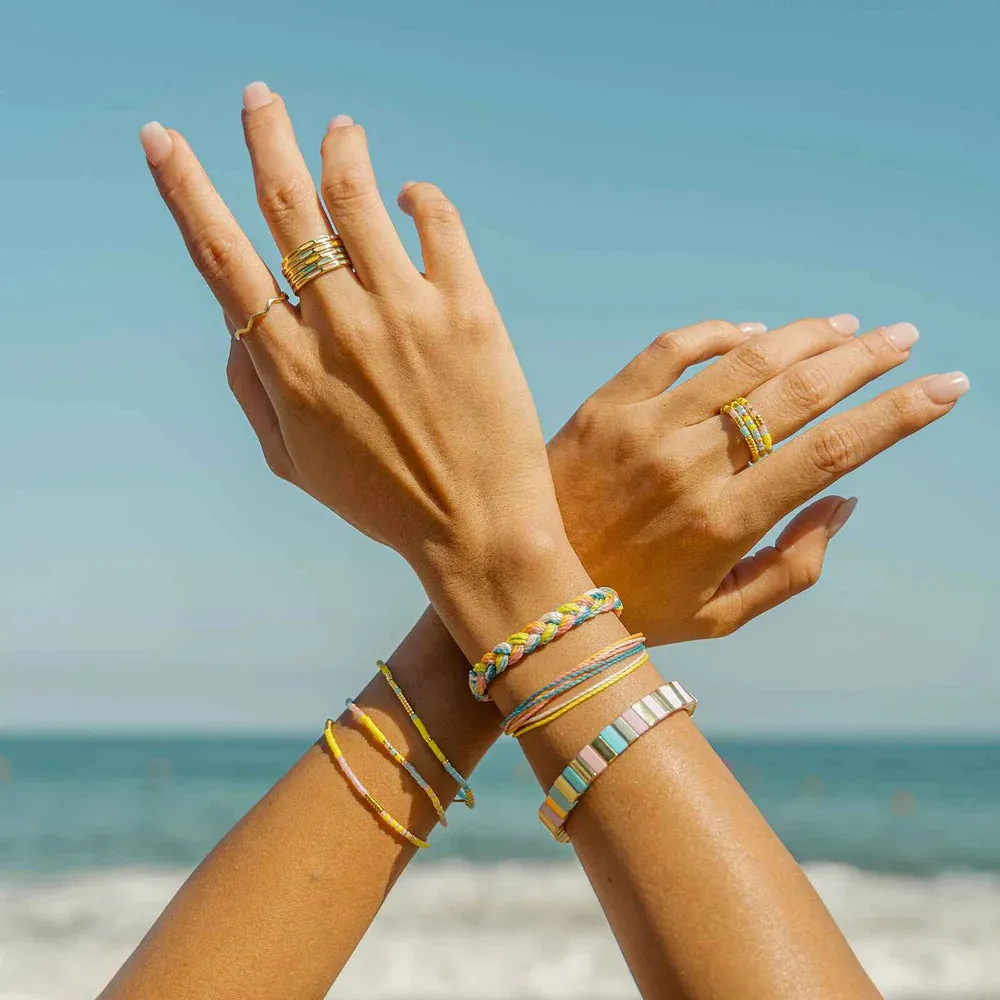 Bright Tides Bead Stretch Bracelet