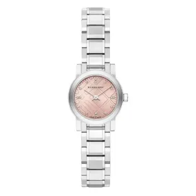 Burberry BU9223 Ladies The City Check Diamonds Pink 26mm Watch