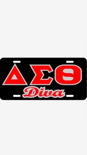 Delta Diva Tag Black/Red/Silver