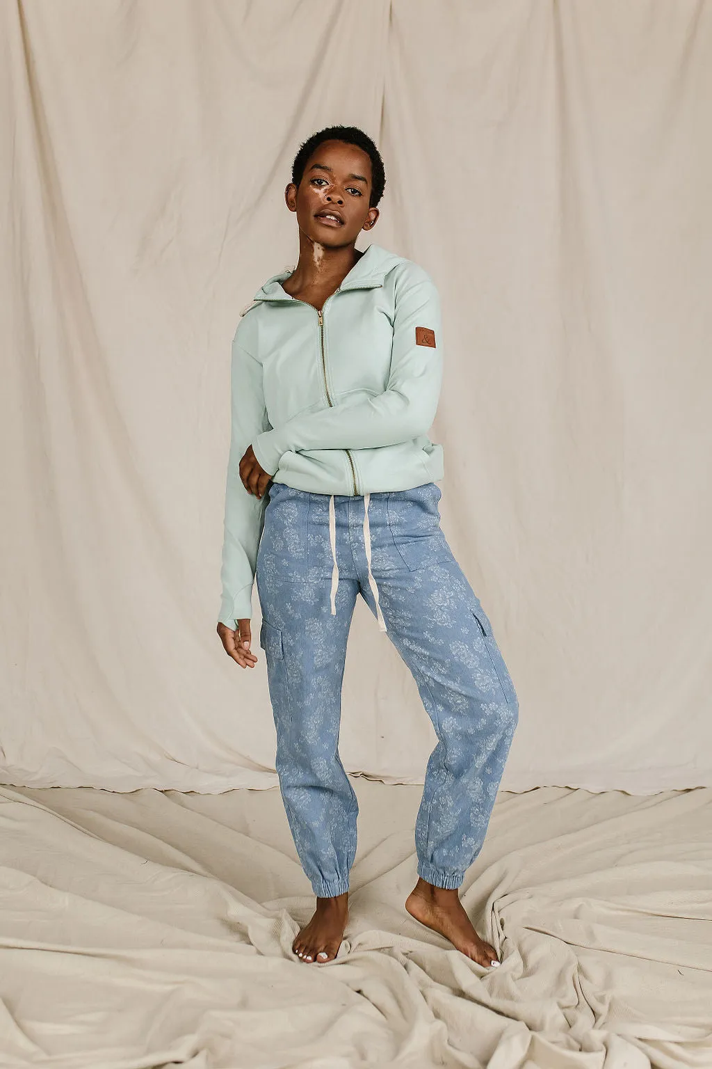 FullZip Sweatshirt - Seafoam