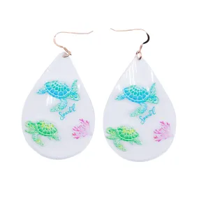 Limited Edition - "Marina" Waterproof Teardrop Earrings