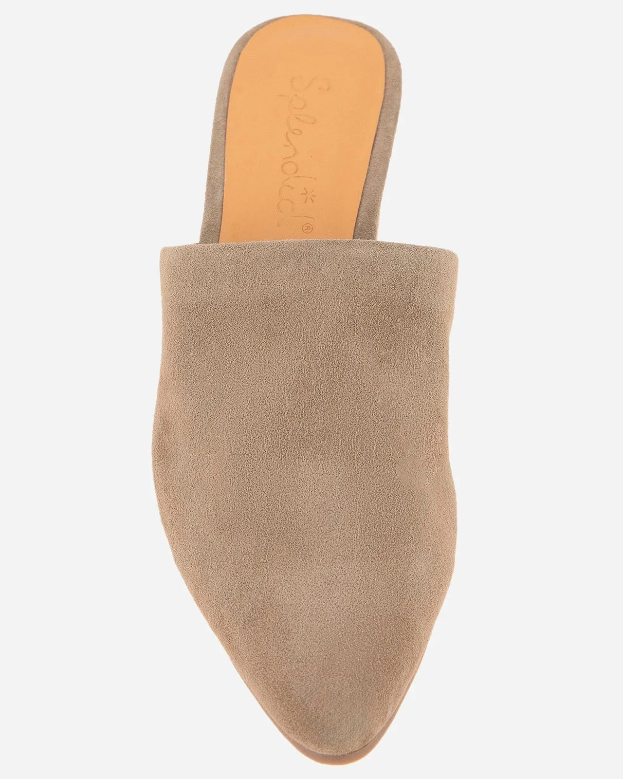 Lorelei Suede Mule in Sand