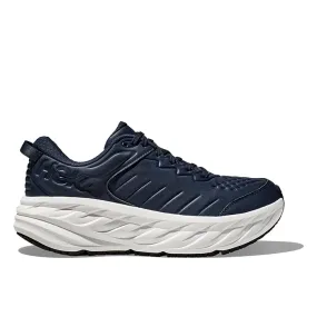 Mens Hoka Bondi SR (Slip Resistant) Wide in Outer Space/White