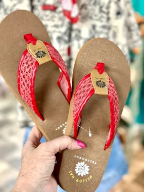 The Cinco Red Flip Flop 