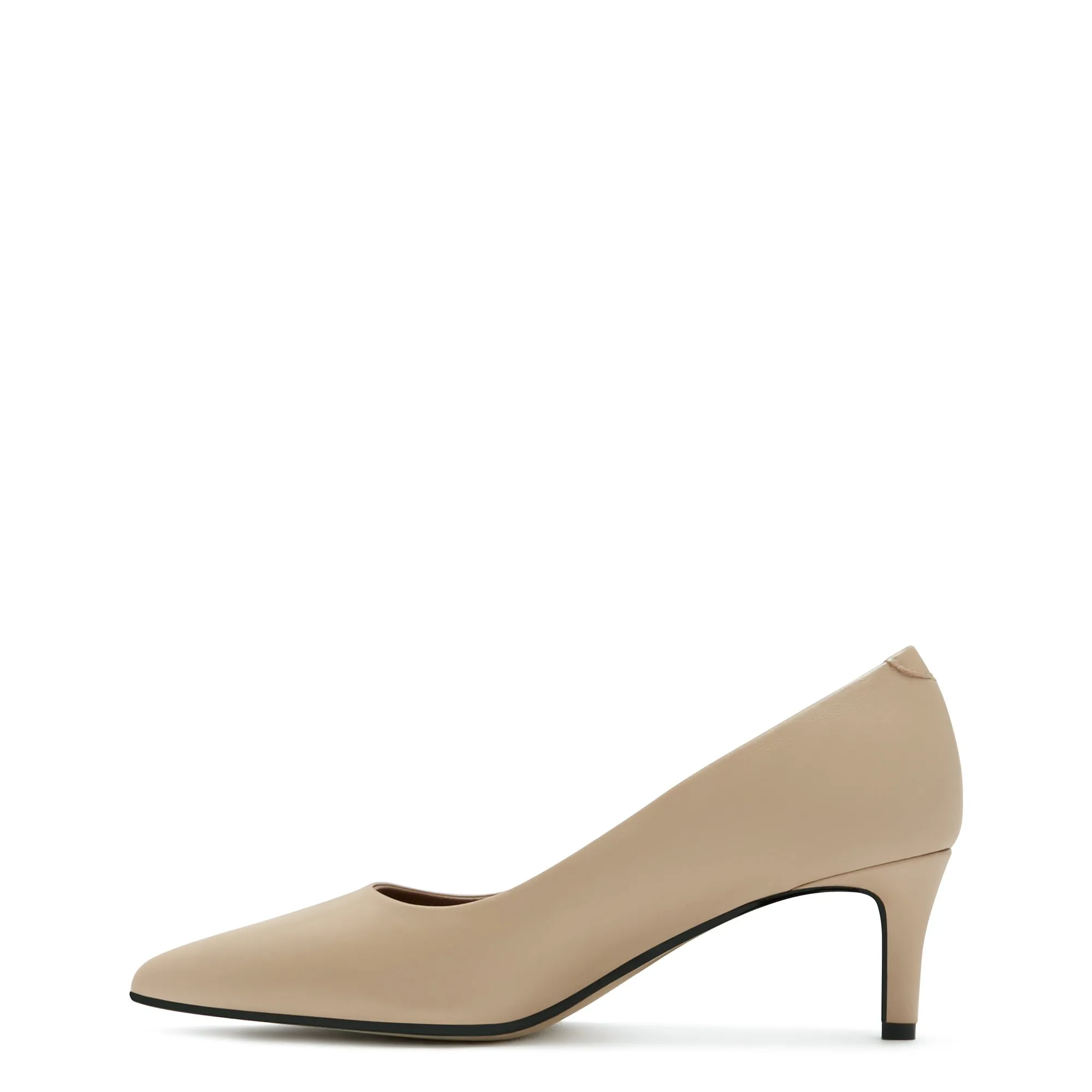 Vendôme Loraine beige calfskin leather pumps